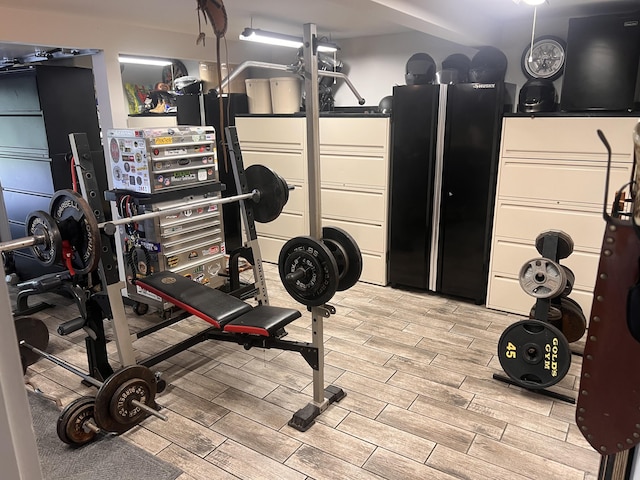 262 Marilou Ln, Bartonsville, PA 18321 - exercise area featuring wood finish floors