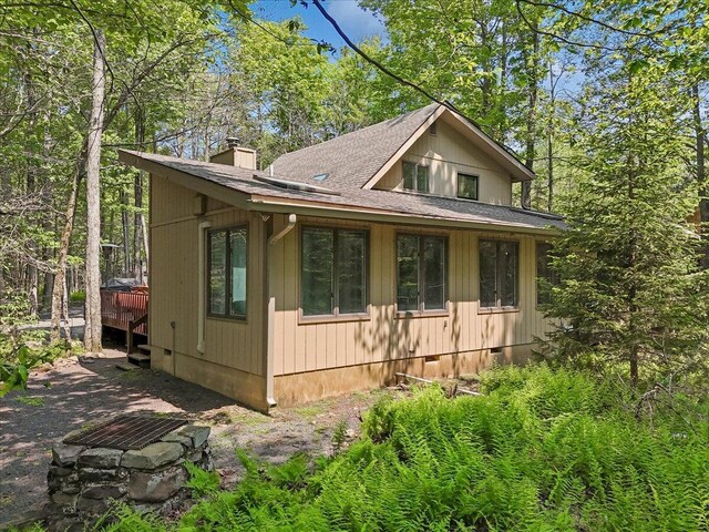 171 Flintlock Trl, Pocono Pines, PA 18350 - bathroom featuring a shower stall and tile patterned flooring