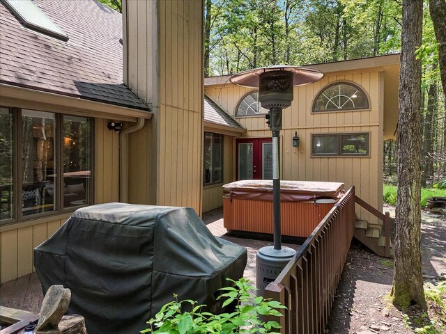 171 Flintlock Trl, Pocono Pines, PA 18350 - bedroom featuring an AC wall unit, multiple windows, recessed lighting, and baseboards