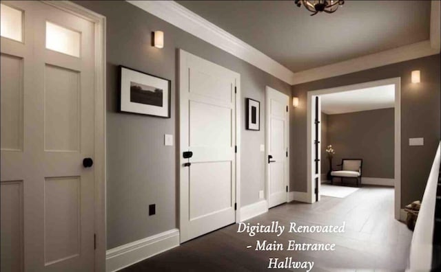 1219 Sherwood Forest Rd, Stroudsburg, PA 18360 - hallway with baseboards