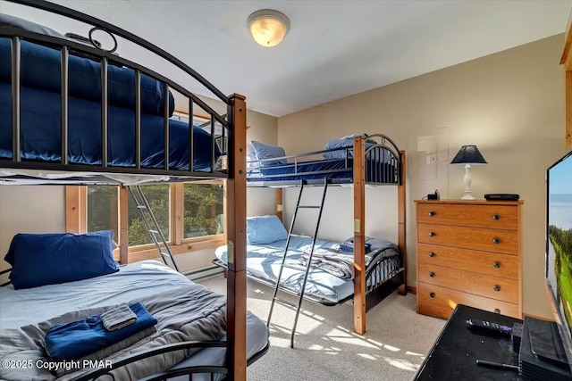 bedroom featuring carpet floors