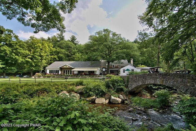 5126 Beattys Cir, Buck Hill Falls, PA 18323 - view of front of house