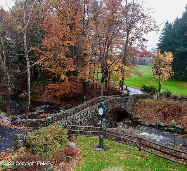 5126 Beattys Cir, Buck Hill Falls, PA 18323 - view of yard