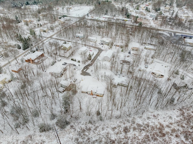 3011 Minqua Cir, Tobyhanna, PA 18466 - view of snowy aerial view