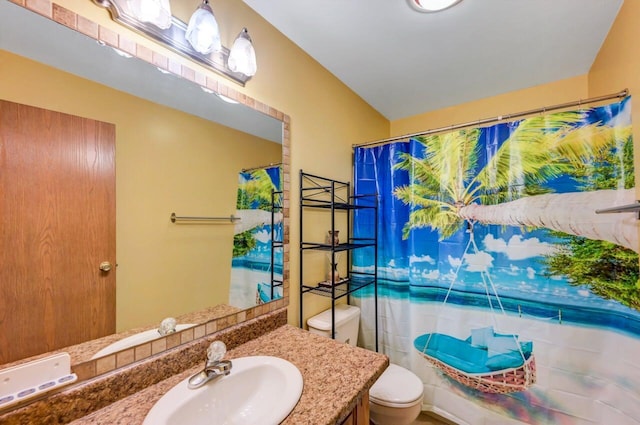 295 Wyomissing Dr, Pocono Lake, PA 18347 - bathroom featuring vanity and curtained shower
