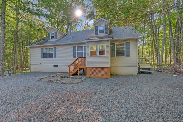 295 Wyomissing Dr, Pocono Lake, PA 18347 - view of front of property featuring roof with shingles