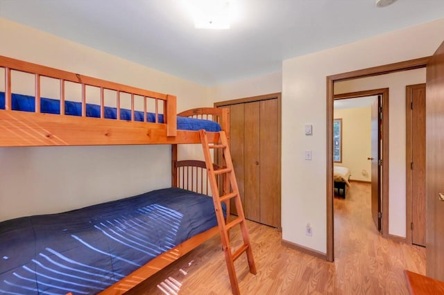 295 Wyomissing Dr, Pocono Lake, PA 18347 - bedroom with wood finished floors and a closet