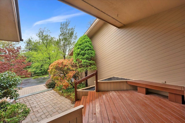 96 Wolf Hollow Rd, Lake Harmony, PA 18624 - wooden terrace with a patio