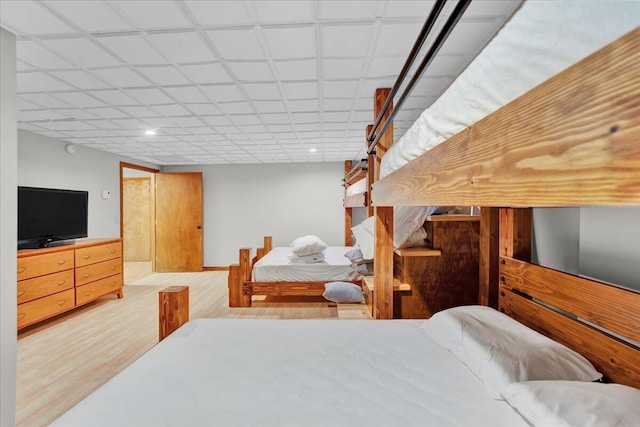 96 Wolf Hollow Rd, Lake Harmony, PA 18624 - bedroom with wood finished floors