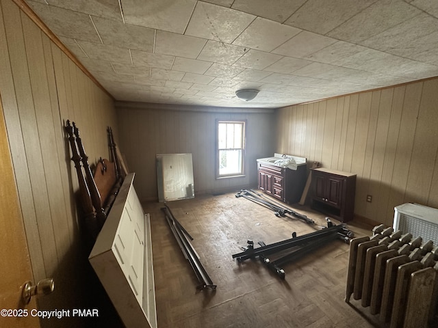 301 Tedrick St, Pittston, PA 18640 - bedroom with wood walls