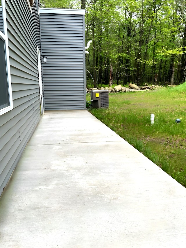 1073 Westside Dr, South Sterling, PA 18445 - view of patio with central AC unit