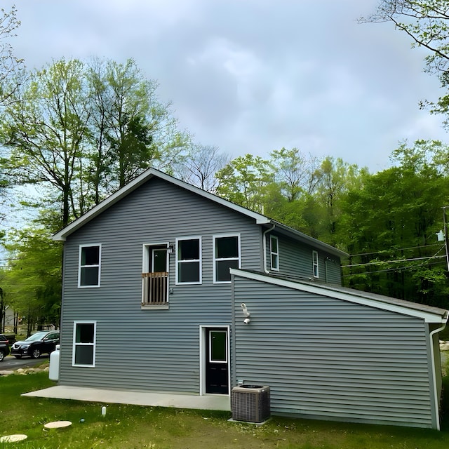 1073 Westside Dr, South Sterling, PA 18445 - view of property exterior featuring central AC unit