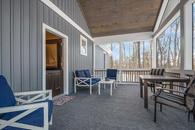 115 Ridgewood Ln, Hawley, PA 18428 - sunroom / solarium with lofted ceiling