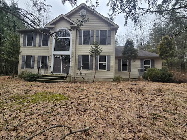 view of front of home