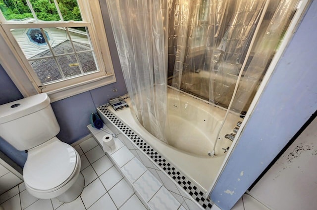 325 Mt Nebo Rd, East Stroudsburg, PA 18301 - full bathroom with tile patterned floors and tiled shower / bath combo