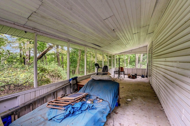 325 Mt Nebo Rd, East Stroudsburg, PA 18301 - sunroom with vaulted ceiling
