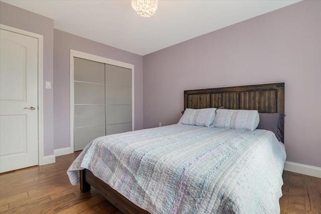 116 Red Bud Ln, Kunkletown, PA 18058 - bedroom with wood finished floors and a closet