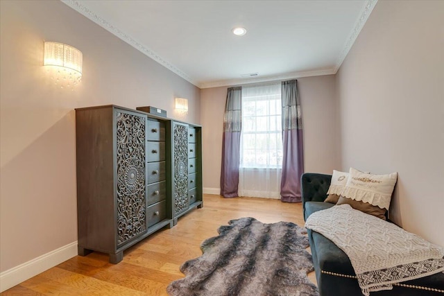 116 Red Bud Ln, Kunkletown, PA 18058 - sitting room with ornamental molding and light wood-style flooring