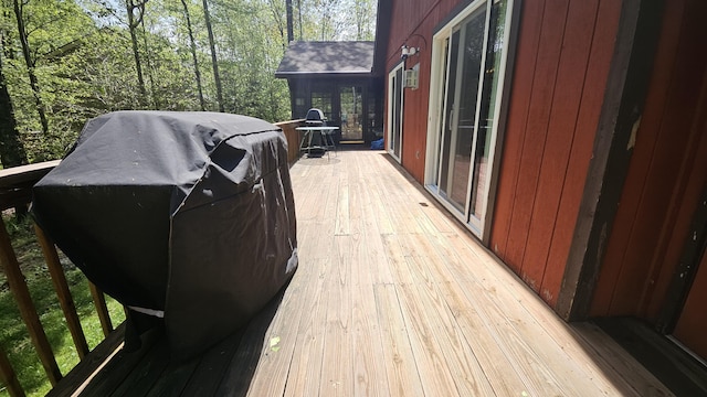 1196 Redwood Ter, Pocono Pines, PA 18350 - deck featuring grilling area