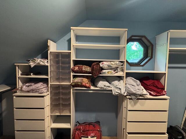 122 Sawmill Rd, Pocono Lake, PA 18347 - spacious closet with vaulted ceiling
