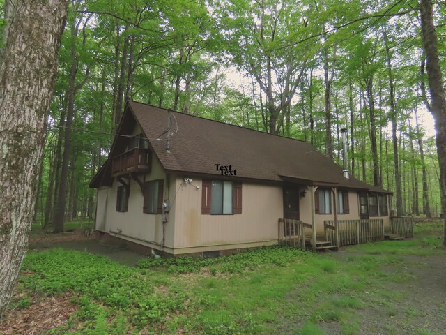 260 Partridge Dr, Pocono Lake, PA 18347 - view of front of house with roof with shingles