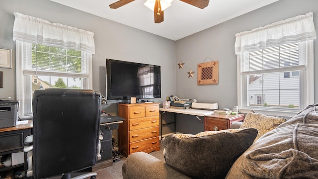 3063 Clearview St, Easton, PA 18045 - office space featuring a ceiling fan