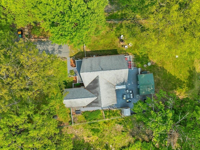 3137 Fern Rd, Pocono Summit, PA 18346 - view from above of property