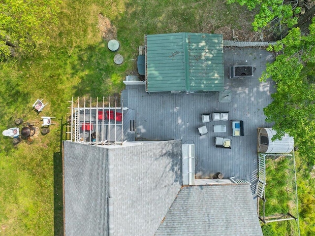 3137 Fern Rd, Pocono Summit, PA 18346 - view from above of property