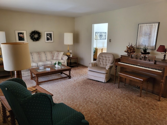 7425 W Dogwood Ln, Cresco, PA 18326 - living area with carpet flooring