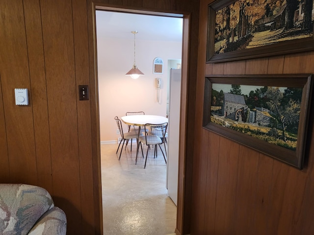 7425 W Dogwood Ln, Cresco, PA 18326 - doorway with finished concrete flooring and baseboards