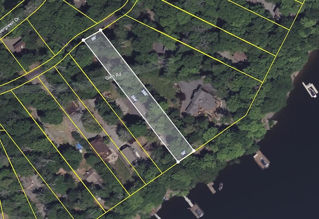 24 Glen Rd, Lake Ariel, PA 18436 - map / location with property parcel outlined