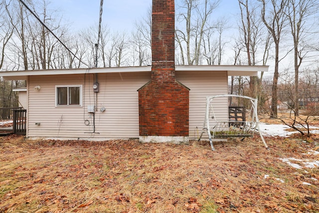 view of back of property