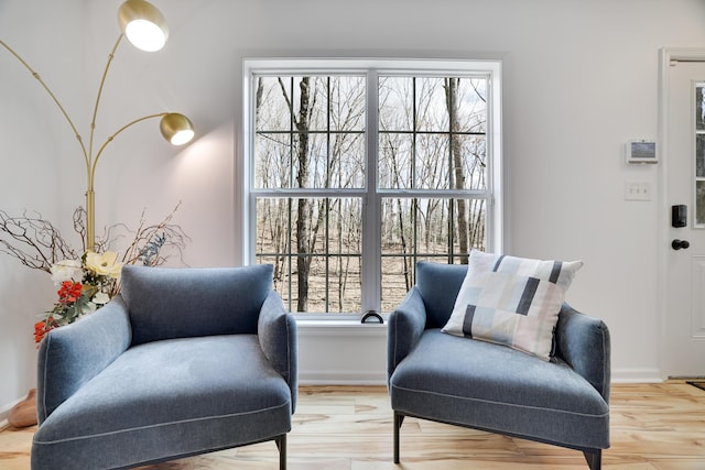 106 Alwen Ave, East Stroudsburg, PA 18301 - sitting room with wood finished floors and baseboards