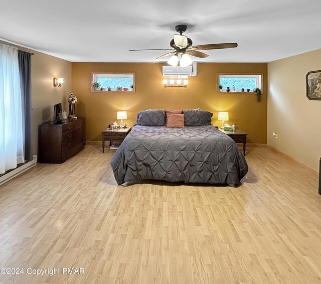 228 Wilbur Bloom Blvd, East Stroudsburg, PA 18302 - bedroom featuring light wood finished floors, baseboards, and multiple windows