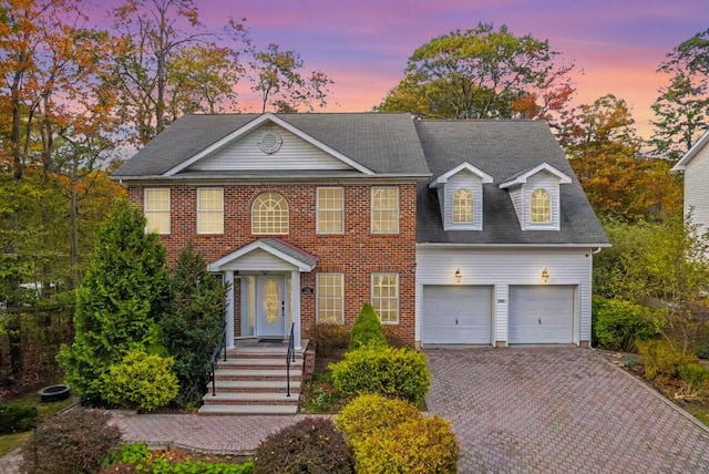 258 Dorset Rd, Tobyhanna, PA 18466 - georgian-style home with decorative driveway