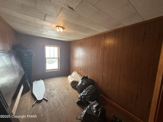 unfurnished bedroom featuring wood finished floors