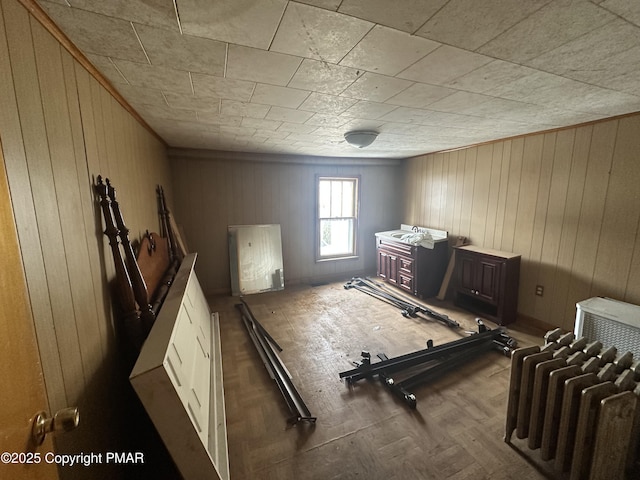 unfurnished bedroom with wood finished floors