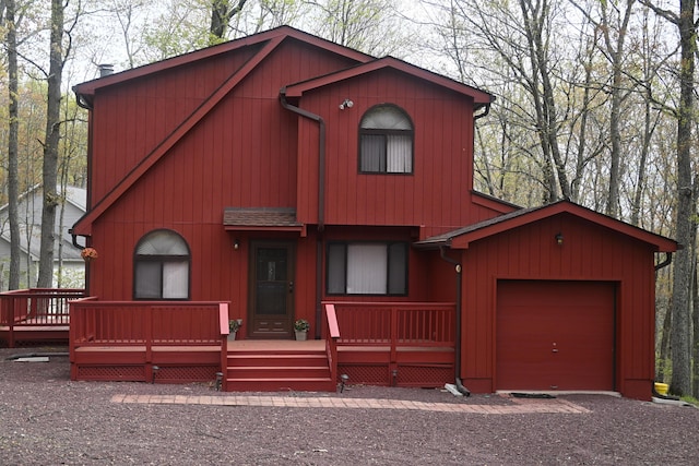 101 Withywindle Way, Tamiment, PA 18371 - chalet / cabin featuring an attached garage