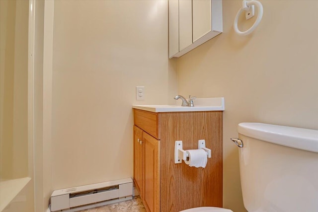 250 Sunrise Loop, Henryville, PA 18332 - bathroom featuring baseboard heating and vanity