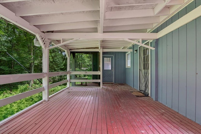 250 Sunrise Loop, Henryville, PA 18332 - view of deck