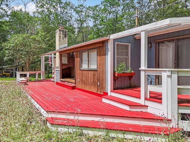 250 Sunrise Loop, Henryville, PA 18332 - view of deck