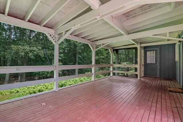 250 Sunrise Loop, Henryville, PA 18332 - view of deck