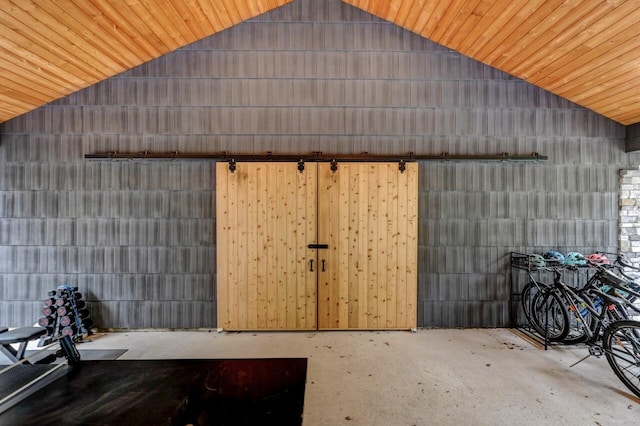 view of storage