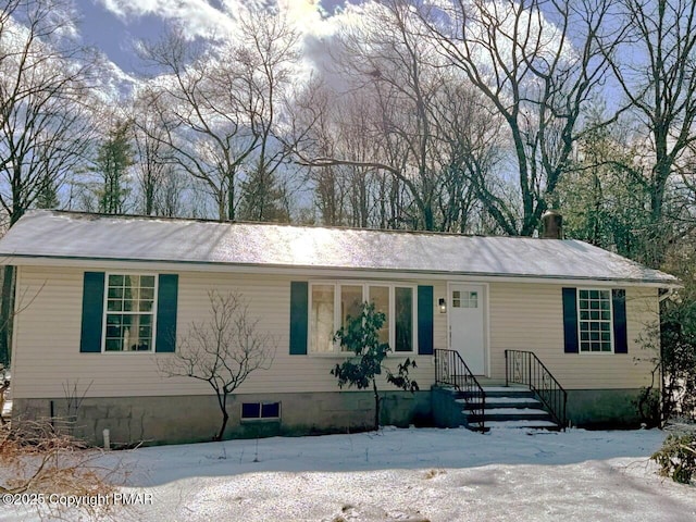 view of front of property