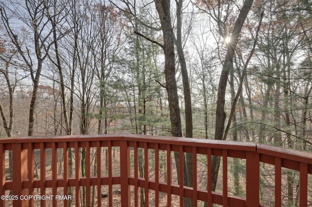 123 Shannon Ct, Bushkill, PA 18324 - view of wooden deck