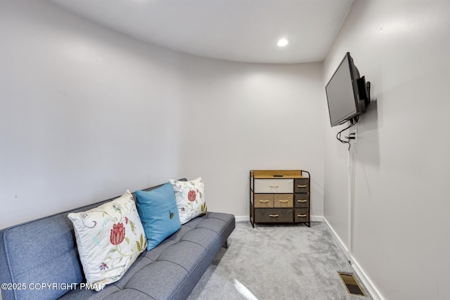 123 Shannon Ct, Bushkill, PA 18324 - living room with light carpet and recessed lighting