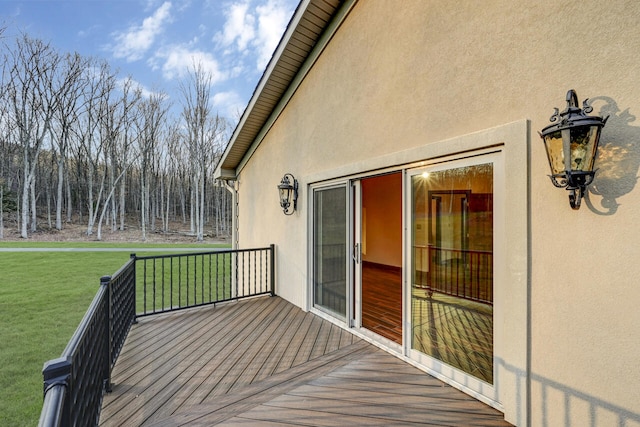 374 Packer Dr, Weatherly, PA 18255 - deck with a lawn