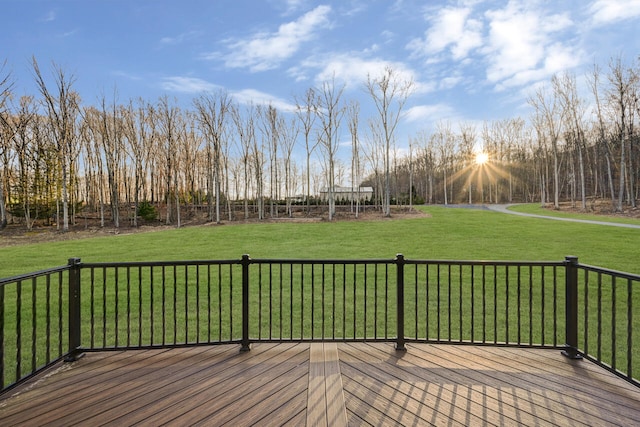 374 Packer Dr, Weatherly, PA 18255 - deck featuring a lawn