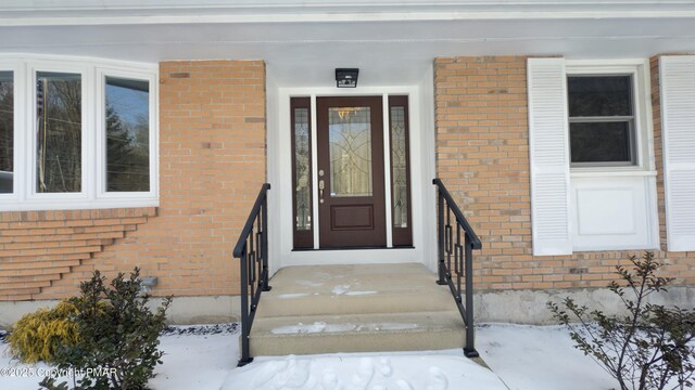 entryway featuring a baseboard radiator