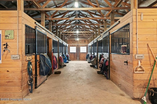 view of stable